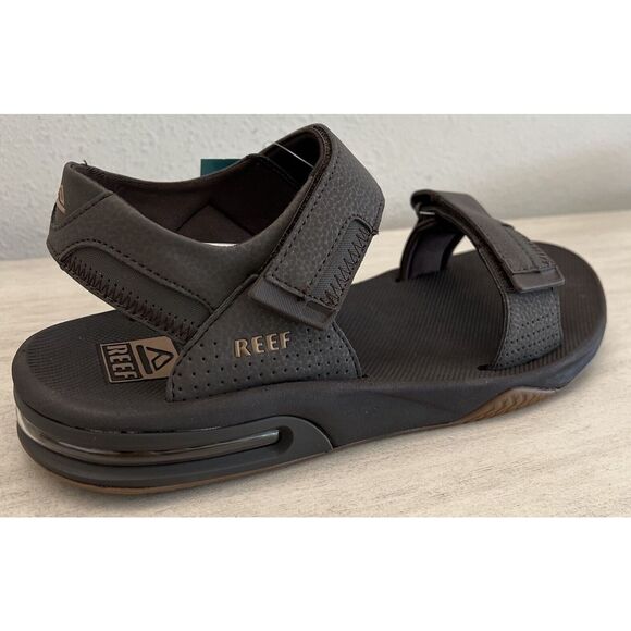 Reef CI6921 Fanning Baja Bottle Opener Sandals Men's Sz 12 Brown/Gum - Picture 10 of 14